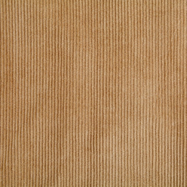 Tissu en velours côtelé de chanvre, nuances de brun par mètre, 12 galles, 58 po. de large, 270 g/m²