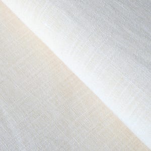 Handvävt tyg av brännässlor: Växtfärgad textil, 120 cm bred, 320 gsm Vit