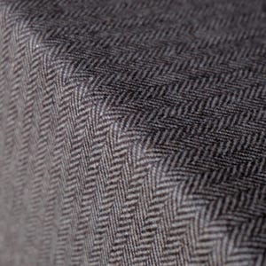 Yak Wool Herringbone Tweed Fabric by the yard: Brown, 58" Wide, 373 GSM image 5
