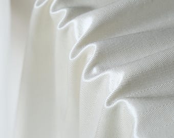 Tela de seda vegana con aloe vera y diseño en espiga, cortada a medida, 112 cm de ancho, 180 g/m².