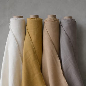 Himalayan Hemp Fabric: Naturally Dyed, 58" Wide, 238 GSM