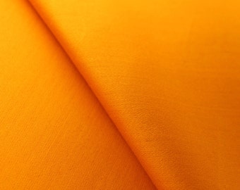 Mustard Tencel™ Satin Fabric by the yard, 56 inches wide, 145 GSM, Lyocell India
