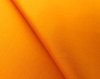 Mustard Tencel™ Satin Fabric by the yard, 58" inches wide, 145 GSM, Lyocell India