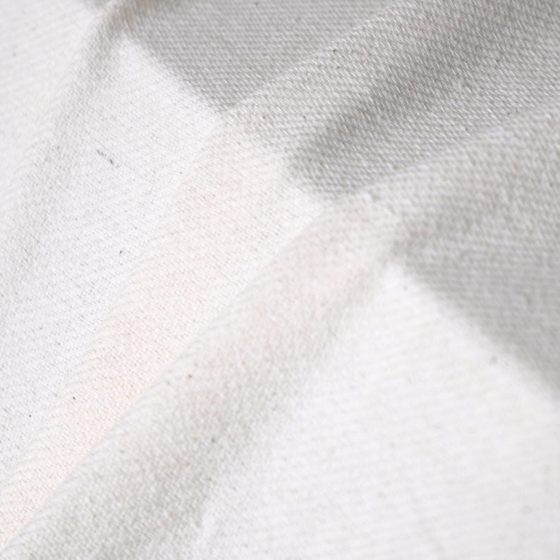 Handwoven Kala Cotton Fabric - 2/2 Twill Weave | 45" Wide | 230 GSM Bild 8