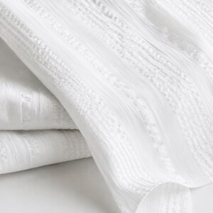 Cotton Seersucker Fabric — Lightweight | 58" Wide | 119 GSM image 6