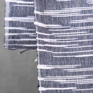 Indigo Handwoven Kasuri Fabric, 45" Wide, 300 GSM image 8