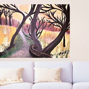 Magical Morongo Preserve by Jody Curtis, California Desert on Canvas Art, Wall Hanging, Photo Painting, Mojave Moon