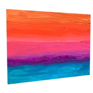 Kyra Joy&#39;s Sunset Acrylic Painting Print - Choose your size! Support the Arts!