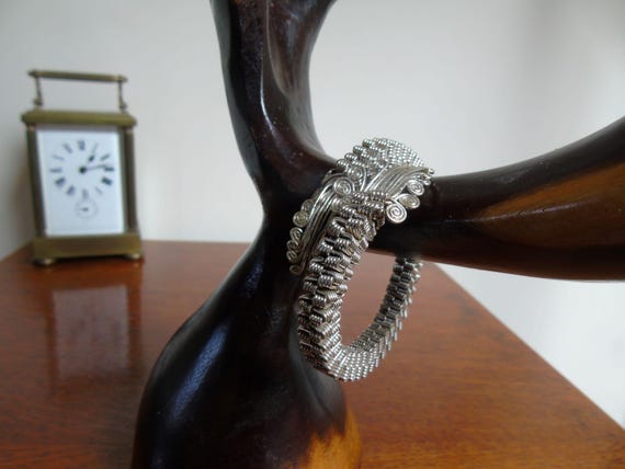 Two Bracelets. Silver thin wavy bangle, and maybe… - image 7