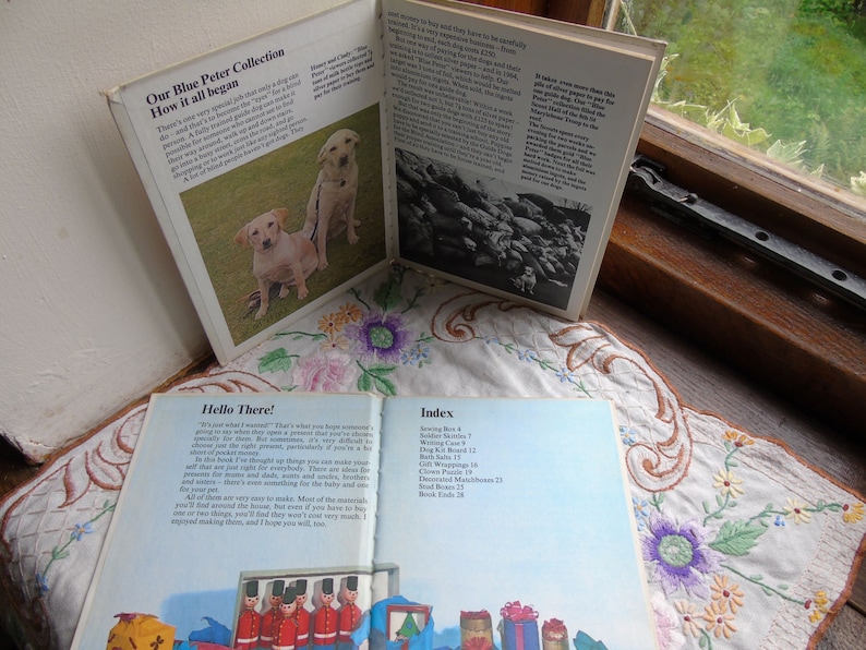 Vintage 1970s Blue Peter Mini Books, BBC Children's History - Etsy
