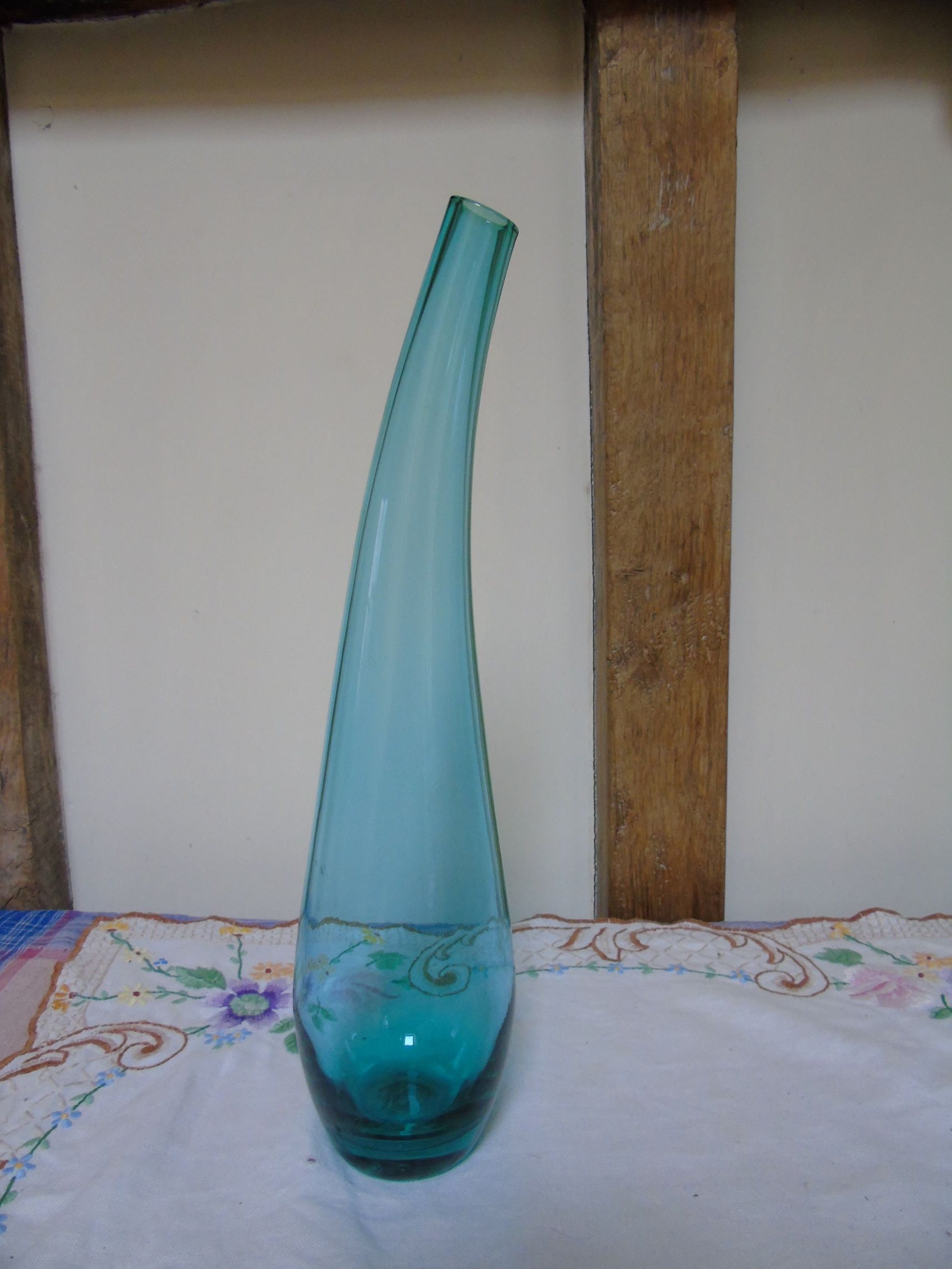 Blenko Glass Ice Blue Water Carafe — Hillyer House