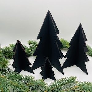 Christmas tree made of wood, Christmas tree, Scandinavian winter decoration