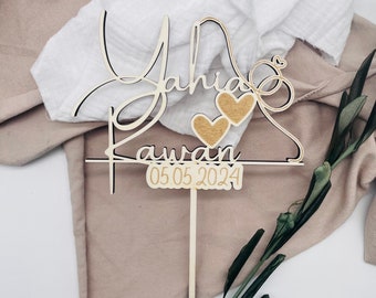 Topo de bolo casamento | Bolo de casamento | Decoração de bolo de casamento