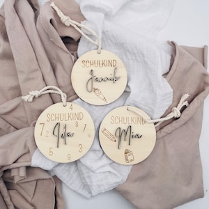 School enrollment school cone pendant gift tag school enrollment schoolchild 2024