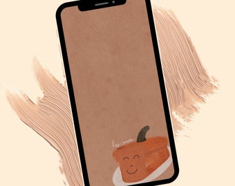 pumpkin fall thanksgiving phone wallpaper bundle