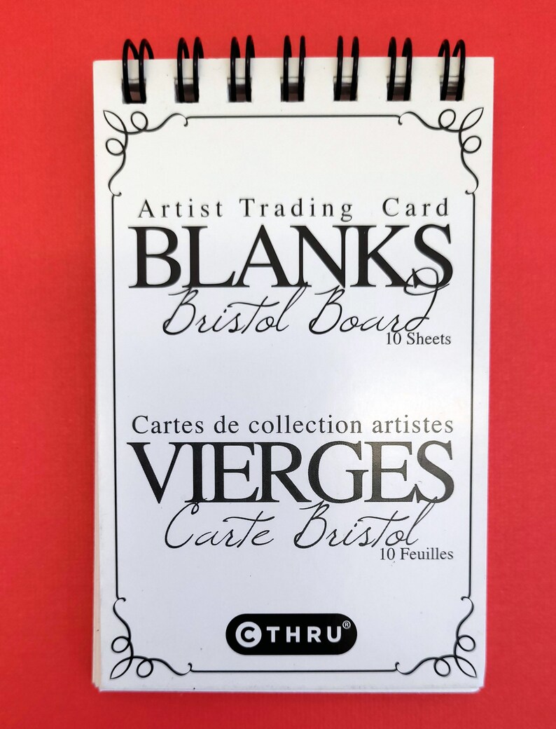 Artist Trading Card Blanks by Artc 10 Sheets Each in 4 Options You Pick