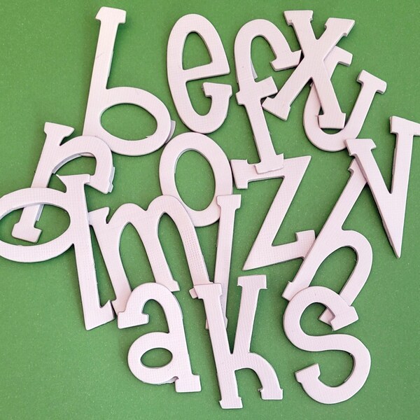 Chipboard Letters Etsy