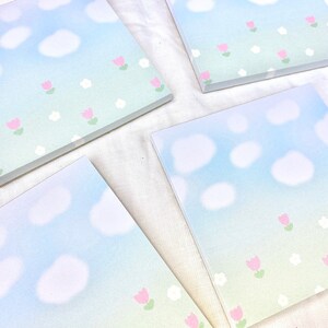 Frühlings-Notizblock / seungmiscutestudio - Aufkleber - Aufkleber - Journal Deco - Kawaii Sticker - Kalender Aufkleber - Notizblock - Notizblock