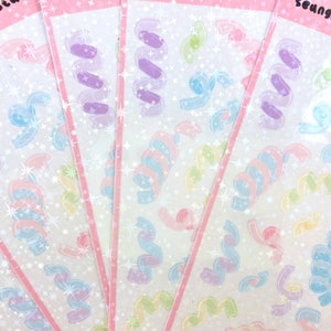 Glitter confetti sticker / seungmiscutestudio - Stickers - Aufkleber - Journal Deco - Kawaii Sticker - Kalender Aufkleber - Planner Sticker