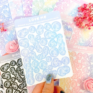 Bubble Maniac Stickers / seungmiscutestudio - Sticker - Aufkleber - Journal Deco - Kawaii Sticker - Kalender Aufkleber - Planner Sticker