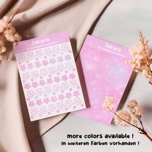 Pegatinas Sakura / seungmiscutestudio, Pegatinas, Aufkleber, Journal Deco, Pegatina Kawaii, Kalender Aufkleber, Pegatina del planificador