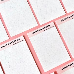 Witte vlindersticker / seungmiscutestudio - Aufkleber - Journal Deco - Kawaii Sticker - Kalender Aufkleber - Planner Sticker