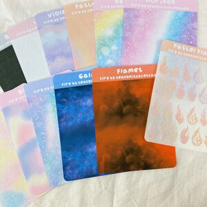 fire deco Stickers / seungmiscutestudio - Sticker - Aufkleber - Journal Deco - Kawaii Aufkleber - Kalender Aufkleber - Planner Sticker