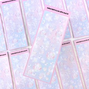 crystal bubbles / seungmiscutestudio - Sticker - Aufkleber - Journal Deco - Kawaii Sticker - Kalender Aufkleber - Planner Sticker
