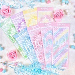 Chains Sticker Candy / seungmiscutestudio - Sticker - Aufkleber - Journal Deco - Kawaii Sticker - Kalender Aufkleber - Planner Sticker