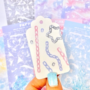 Ketten grosse Aufkleber / seungmiscutestudio - Stickers - Aufkleber - Journal Deco - Kawaii Sticker - Kalender Aufkleber - Planner Sticker