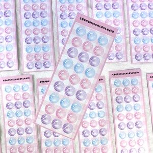 magische Blase Aufkleber / seungmiscutestudio - Sticker - Aufkleber - Journal Deco - Kawaii Aufkleber - Kalender Aufkleber - Planner Sticker