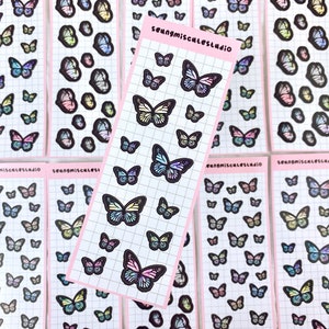 Schmetterling Aufkleber / seungmiscutestudio - Sticker - Aufkleber - Journal Deco - Kawaii Sticker - Kalender Aufkleber - Planner Sticker