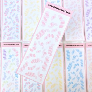 Adesivo coriandoli pastello / seungmiscutestudio - Adesivi - Aufkleber - Journal Deco - Adesivo Kawaii - Kalender Aufkleber - Adesivo Planner