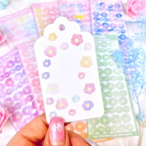 Flower deco nr.2 Stickers / seungmiscutestudio - Sticker - Journal Deco - Kawaii Sticker - Kalender Aufkleber - Planner Sticker