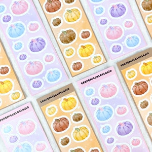 Pegatinas de calabaza / seungmiscutestudio - Pegatinas - Aufkleber - Journal Deco - Pegatina Kawaii - Kalender Aufkleber - Pegatina del planificador