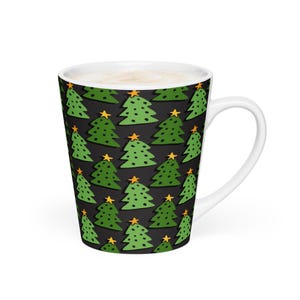 Ugly Christmas Sweater Mug | Funny Holiday Latte Mug | White Ceramic Xmas Coffee Cup | Cozy Hot Cocoa Mug | 12oz Gift for Her or Him