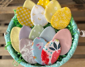 Fabric Easter Eggs, Reusable Easter Eggs, Easter Basket Stuffers, Easter Basket Fillers, Easter Decor, Easter Gifts for Kids, Easter Gifts