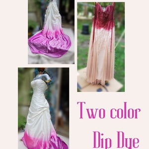 Custom Garment Dye Custom Wedding Dress Dye Dip Dye Ombre Dye Custom Formal Custom Dyeing ...