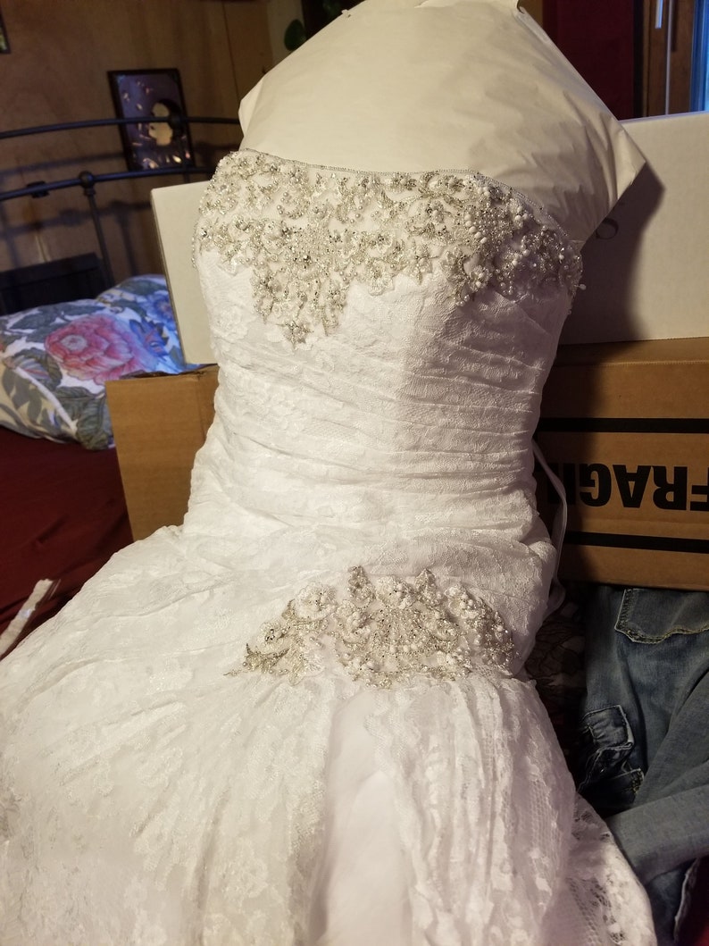 Altered Wedding Dress Green Dyed Dip Dyed Corset Back Etsy