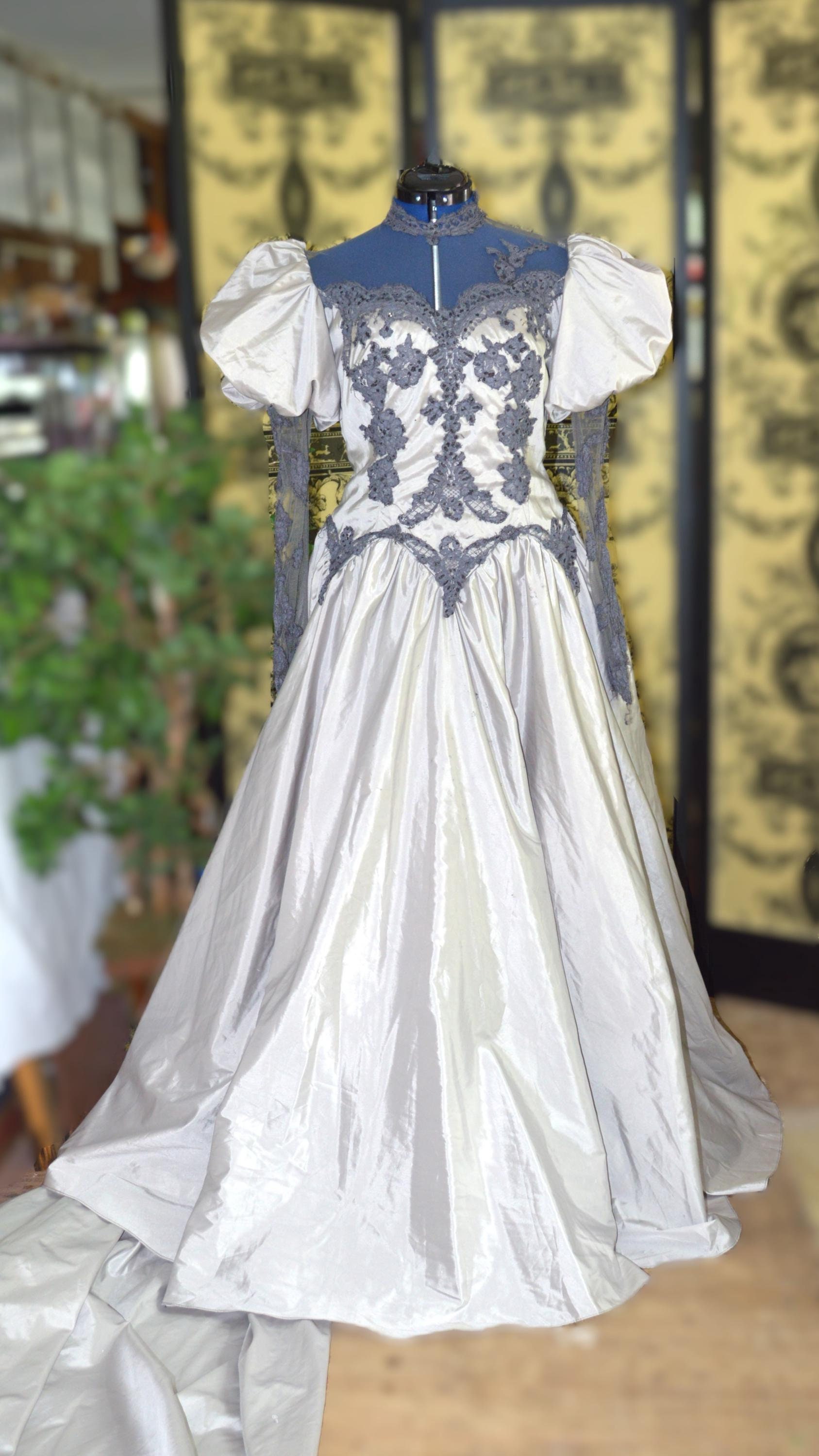 Black Dip Dyed Wedding Dress - Etsy