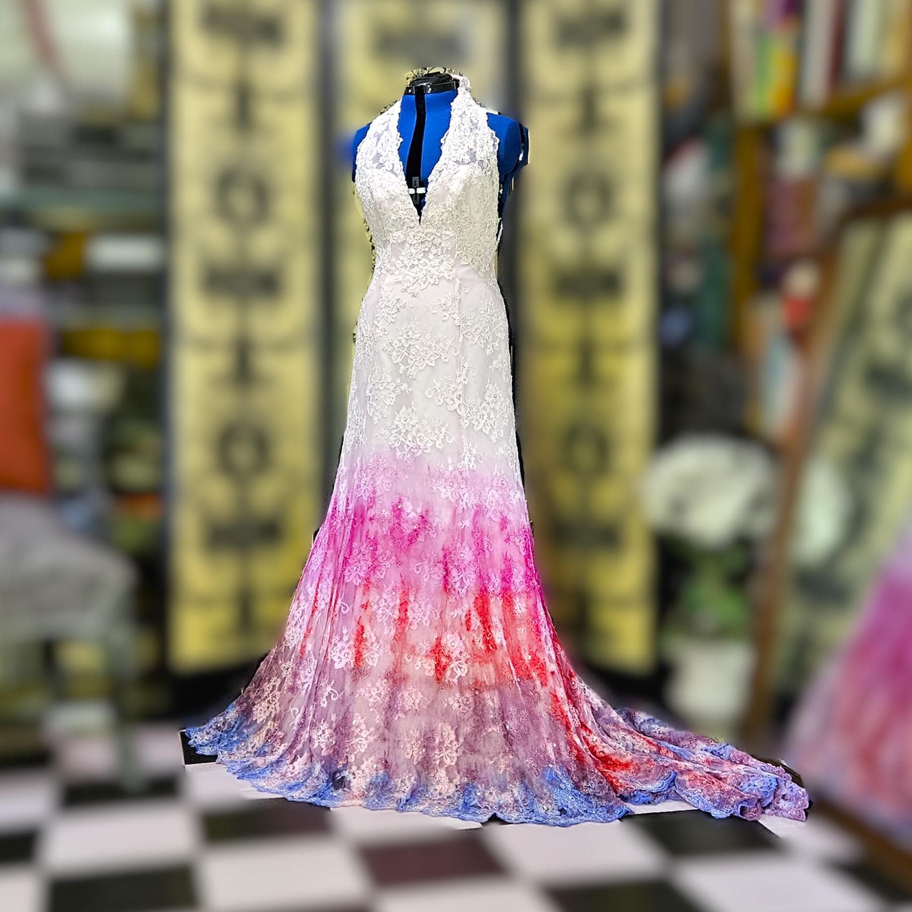 can you dye lace wedding dress Dyeing a Wedding Dress Black