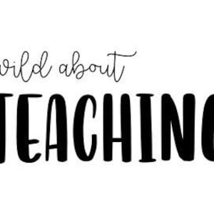 Wild About Teaching SVG