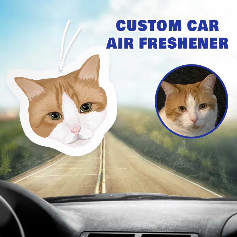 Custom Air Fresheners Hand Drawn, Car Air Fresheners, Personalized