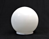 Vintage Gillinder Glass 6 Opalescent Globe Lamp Shade - Rare Collectible Glass Art