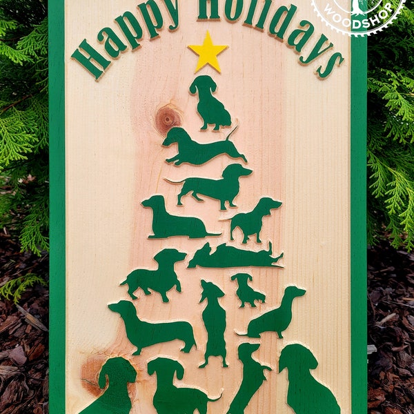 Dachshund Outdoor Christmas Etsy