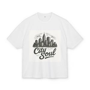 Maglietta grafica City Soul / Maglietta unisex in cotone pesante / Abbigliamento urbano / Regalo per gli amanti della città / Maglietta casual alla moda / Stile estivo