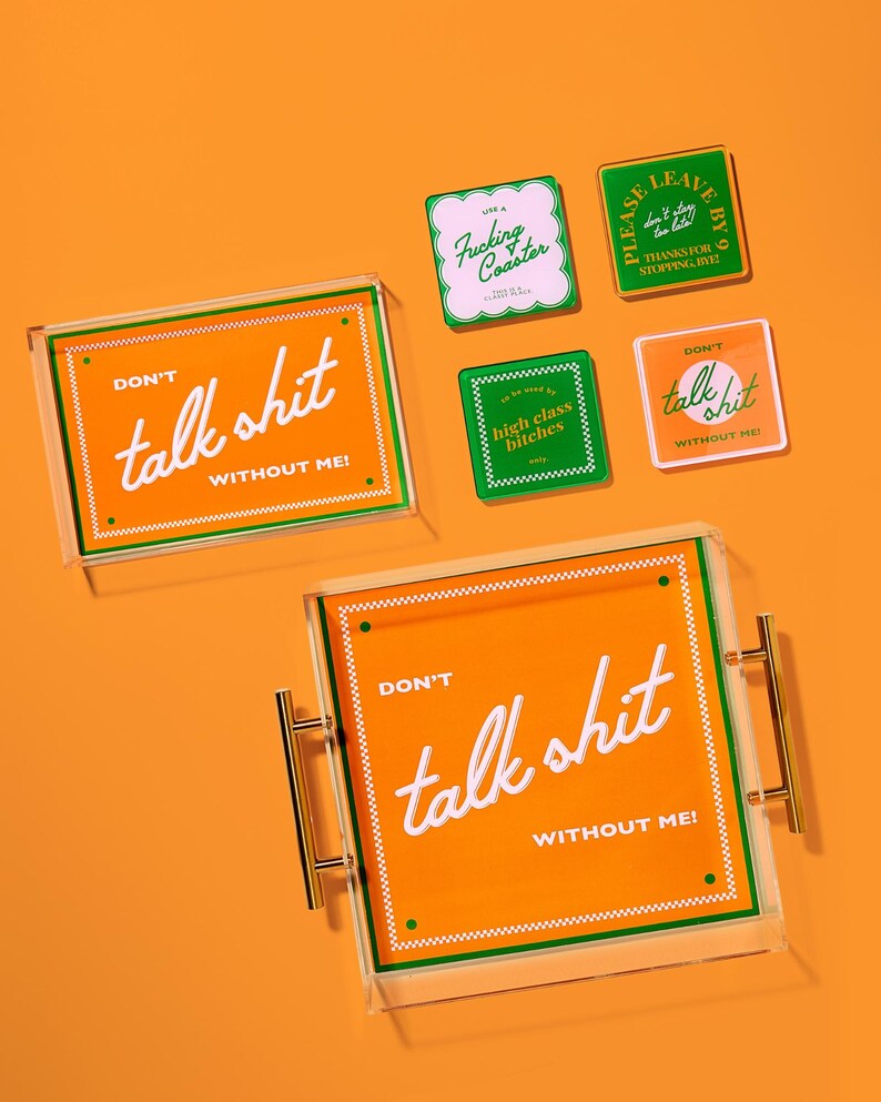 Snarky Orange Coasters - Thumbnail 2