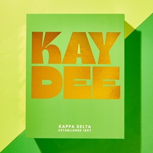 Kappa Delta Keepsake Box | Decorative Faux Storage Book - Perfect for nightstands, coffee tables, bar carts, home decor, bid day gifs