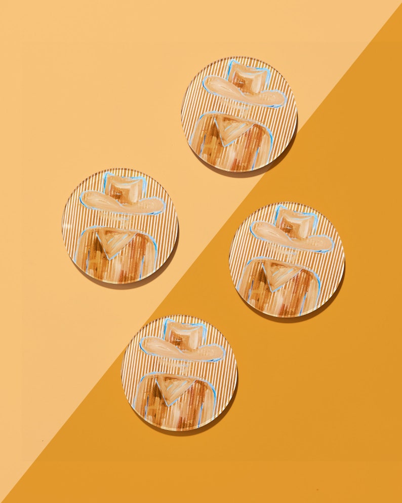 ShopTartByTaylor Acrylic Drink Coasters - Thumbnail 3