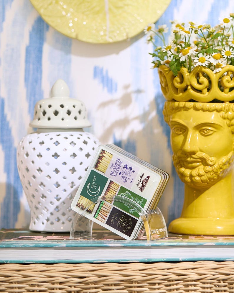 ShopTartByTaylor New Orleans Matchbook Coasters - Thumbnail 4